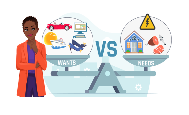 Needs vs. Wants: How Do You Decide?