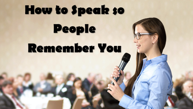 Speak to Be Remembered