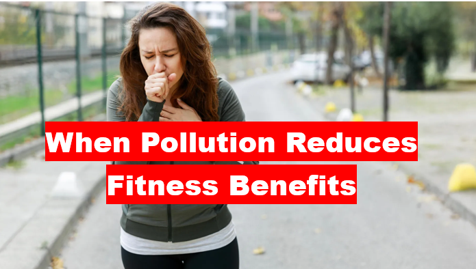 When Pollution Reduces Fitness Benefits
