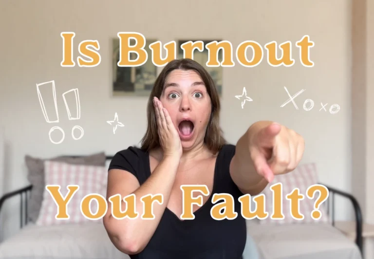 Burnout at Work: Who’s Really to Blame?