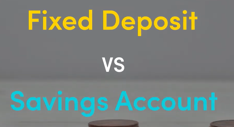 Fixed Deposit vs Saving : Safe Money Choices