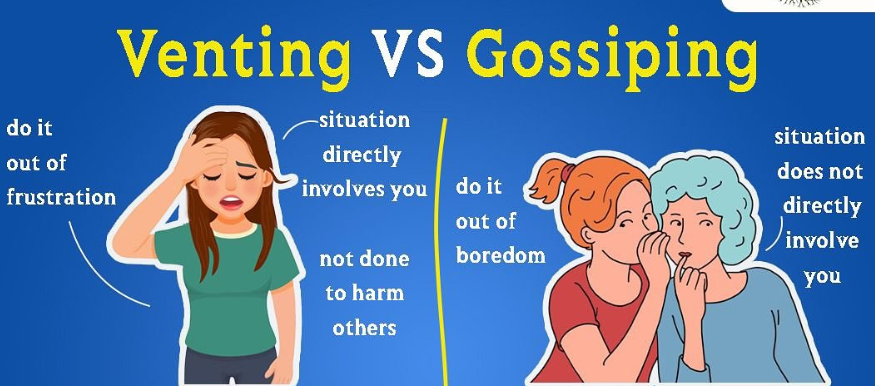 Talking at Work: Gossiping vs. Venting