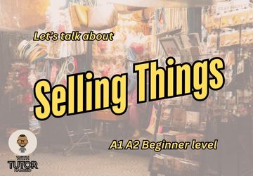 Simple English for Selling Things